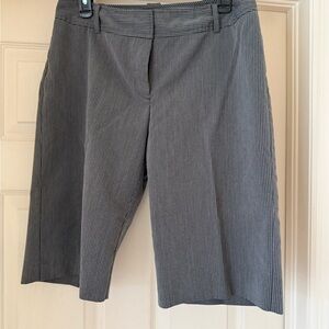 Worthington Gray Pinstripe Shorts